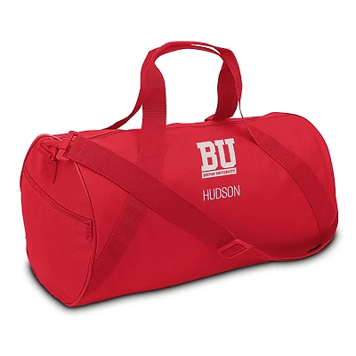 Youth Red Boston University Personalized Duffel Bag