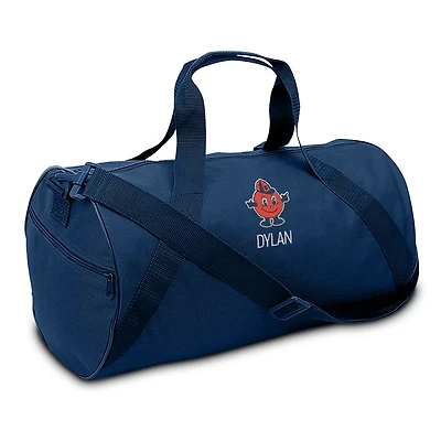 Youth Navy Syracuse Orange Personalized Mascot Duffel Bag