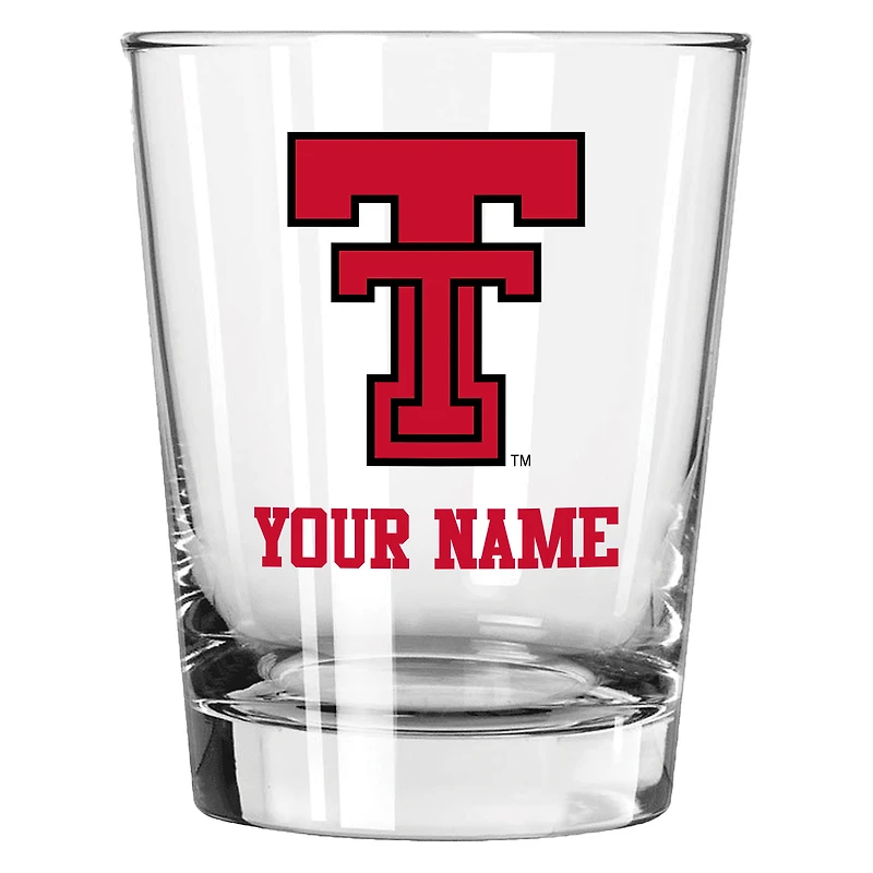 Texas Tech Red Raiders 15oz. Personalized Double Old Fashioned Glass