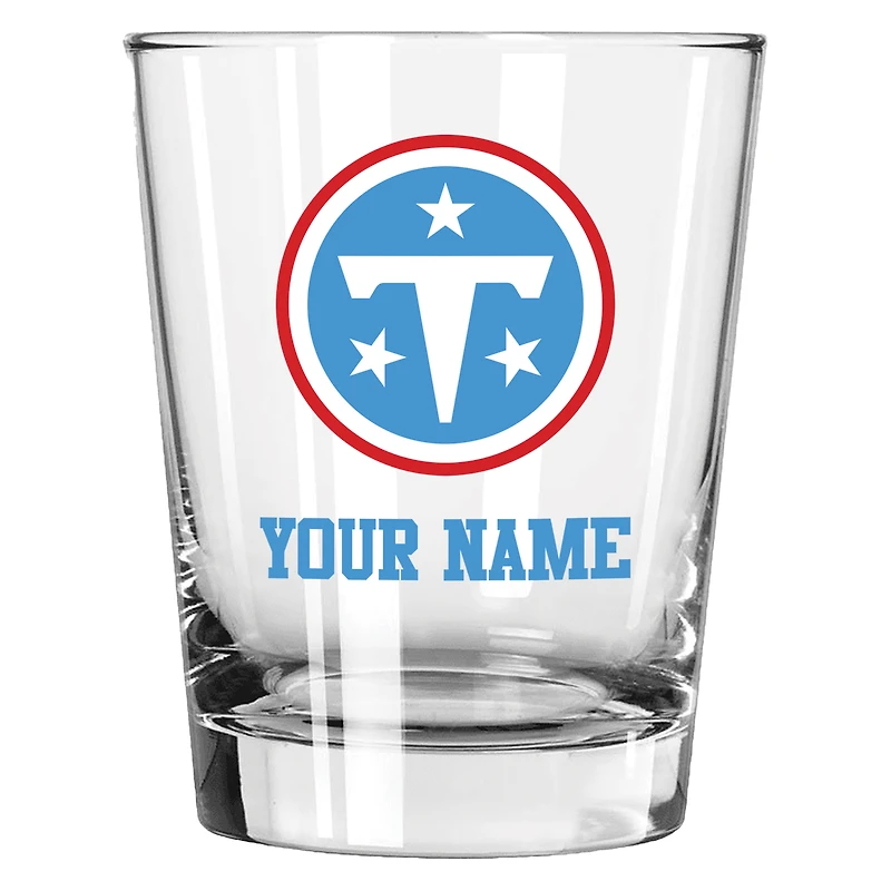 Tennessee Titans 15oz. Personalized Double Old Fashioned Glass