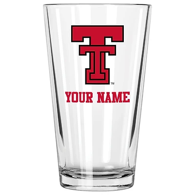 Texas Tech Red Raiders 16oz. Personalized Pint Glass