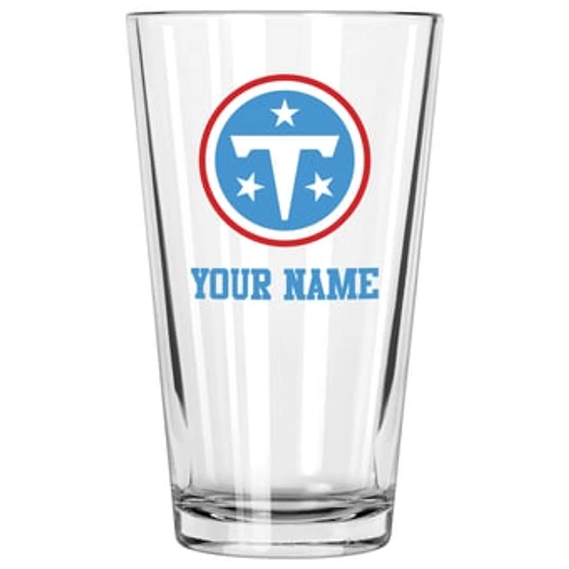 The Memory Company Tennessee Titans 16oz. Personalized Pint Glass