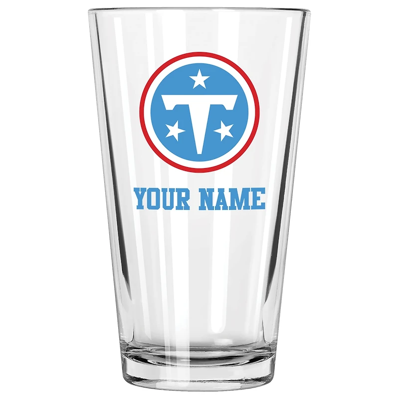 The Memory Company Tennessee Titans 16oz. Personalized Pint Glass