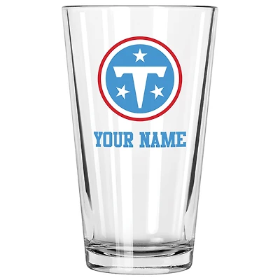 The Memory Company Tennessee Titans 16oz. Personalized Pint Glass