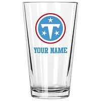 The Memory Company Tennessee Titans 16oz. Personalized Pint Glass
