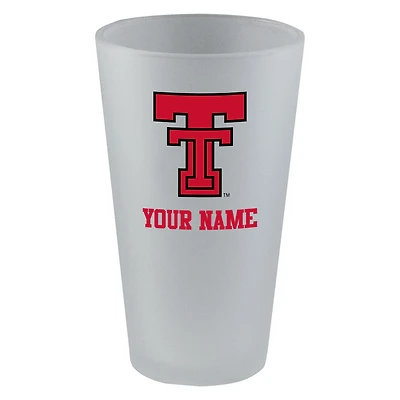 Texas Tech Red Raiders 16oz. Frosted Personalized Pint Glass