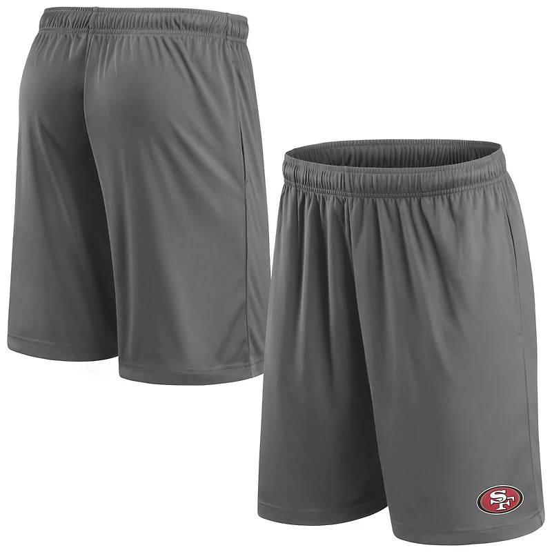 Men's Fanatics Gray San Francisco 49ers Primary Logo Shorts