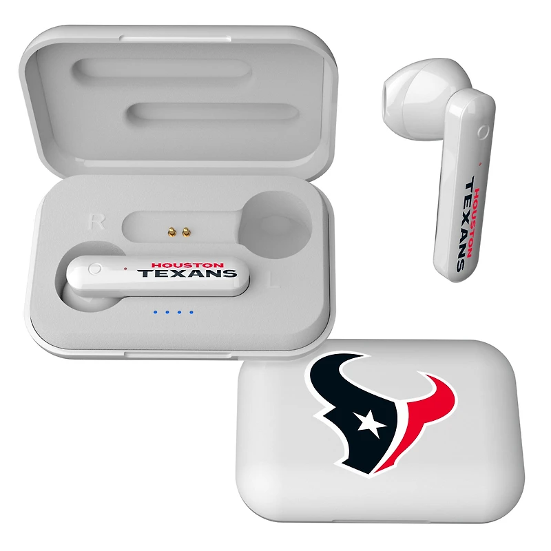 Keyscaper Houston Texans  Wireless TWS Insignia Design Earbuds