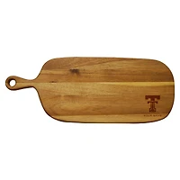 Texas Tech Red Raiders Personalized Acacia Paddle Serving Board