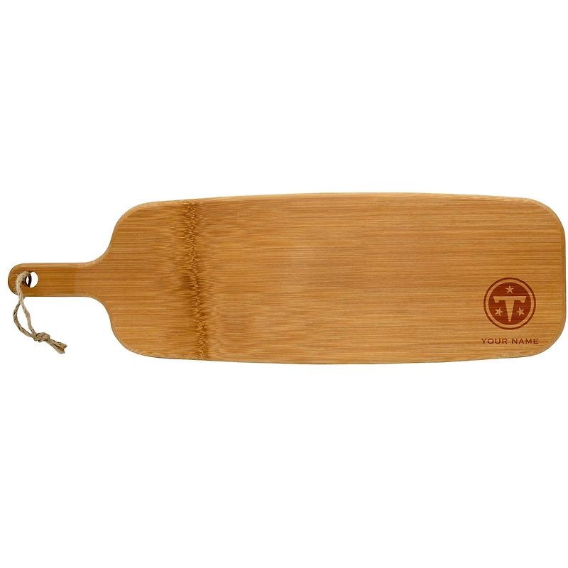 Tennessee Titans Personalized Bamboo Paddle Serving Board