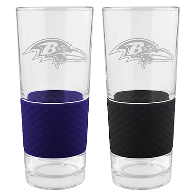 Baltimore Ravens 22oz. Logo Score Pint Glass Two-Piece Set