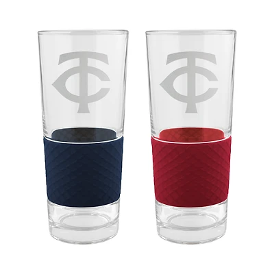Minnesota Twins 22oz. Logo Score Pint Glass Two-Piece Set