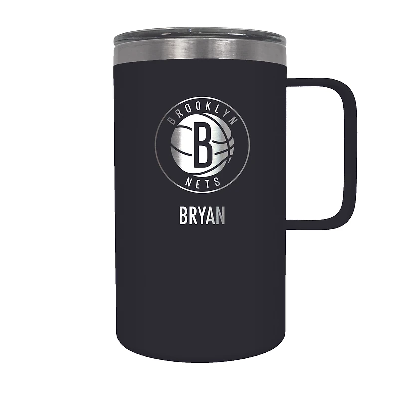 Brooklyn Nets 18oz. Personalized Hustle Mug