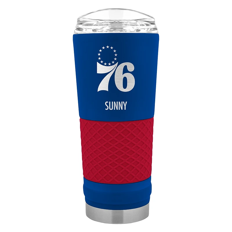 Philadelphia 76ers 24oz. Personalized Team Color Draft Tumbler