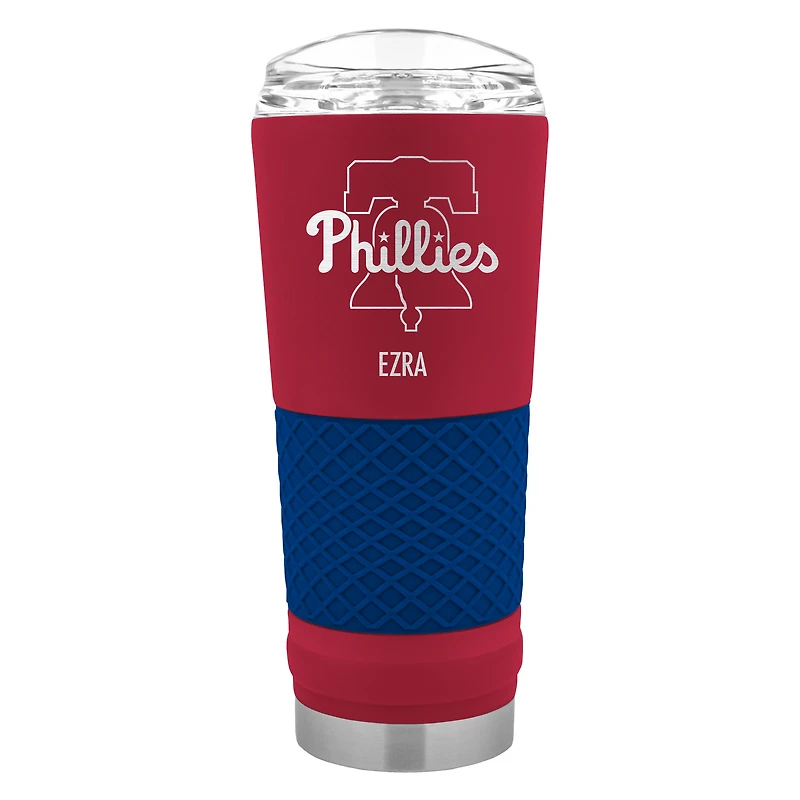Philadelphia Phillies 24oz. Personalized Team Color Draft Tumbler