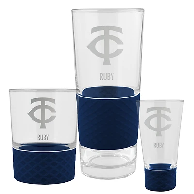 Minnesota Twins 3-Piece Personalized Homegating Drinkware Set