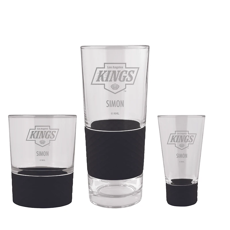 Los Angeles Kings 3-Piece Personalized Homegating Drinkware Set