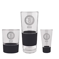 Brooklyn Nets 3-Piece Personalized Homegating Drinkware Set