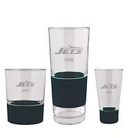New York Jets 3-Piece Personalized Homegating Drinkware Set