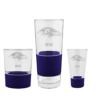 Baltimore Ravens 3-Piece Personalized Homegating Drinkware Set