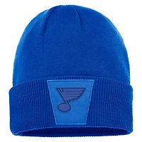 Men's Fanatics Blue St. Louis Blues Authentic Pro Road Cuffed Knit Hat