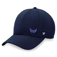 Women's Fanatics Navy Washington Capitals Authentic Pro Road Structured Adjustable Hat
