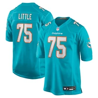 Men's Nike Greg Little Aqua Miami Dolphins Game Jersey