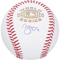 Yadier Molina St. Louis Cardinals Autographed World Series Logo Baseball