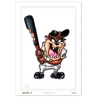 Tasmanian Devil Pittsburgh Pirates 14'' x 20'' Looney Tunes Fine Art Print