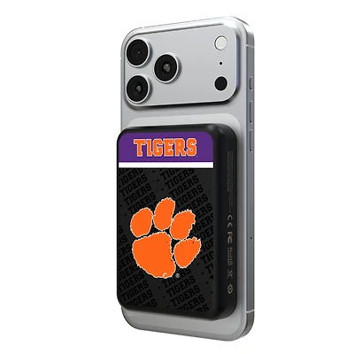 Clemson Tigers Endzone Plus Wireless Power Bank