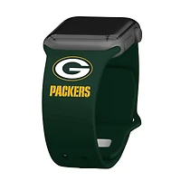 Green Green Bay Packers Silicone Apple Watch Band