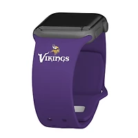 Purple Minnesota Vikings Silicone Apple Watch Band