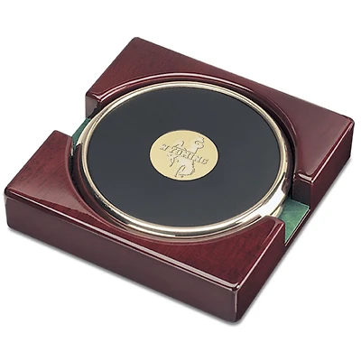 Gold Wyoming Cowboys Two-Piece Coaster Set