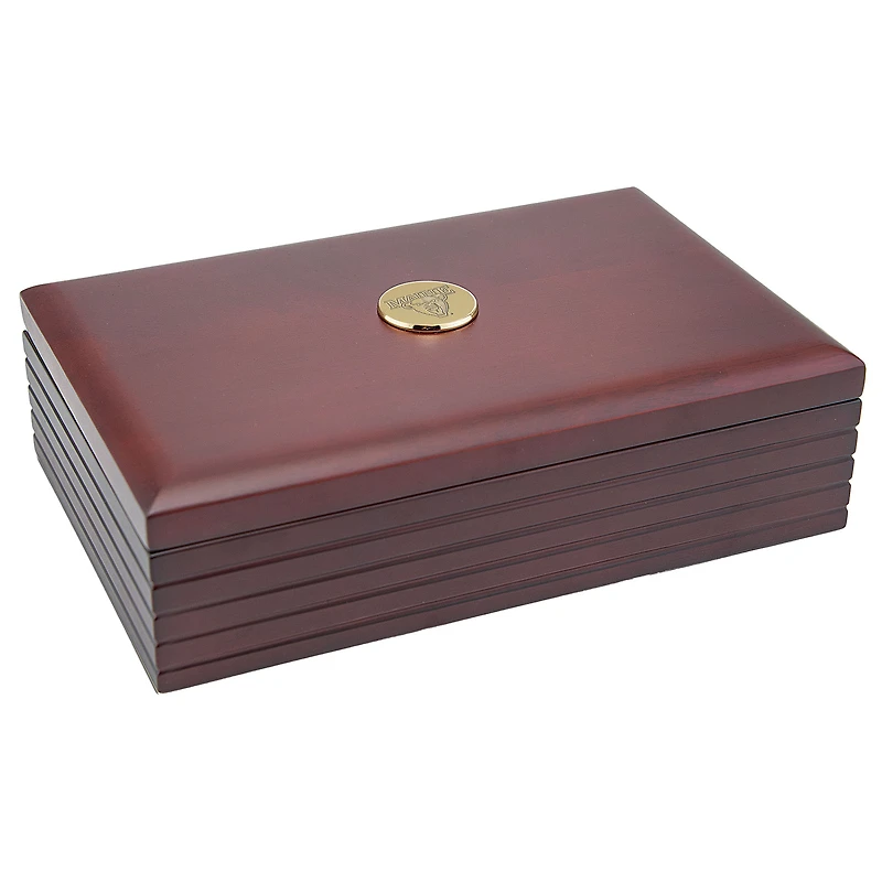 Maine Black Bears 9" x 6" Rosewood Desk Box