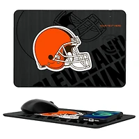 Cleveland Browns Personalized Wireless Charger & Mouse Pad