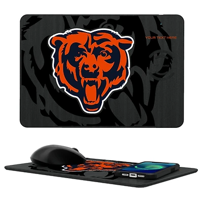 Chicago Bears Personalized Wireless Charger & Mouse Pad