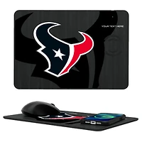Houston Texans Personalized Wireless Charger & Mouse Pad