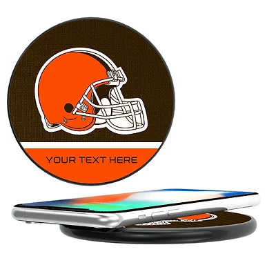 Cleveland Browns Personalized 10-Watt Wireless Phone Charger
