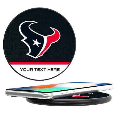 Houston Texans Personalized 10-Watt Wireless Phone Charger