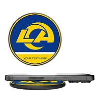 Keyscaper  Los Angeles Rams Personalized 15 Watt Wireless Induction Charger