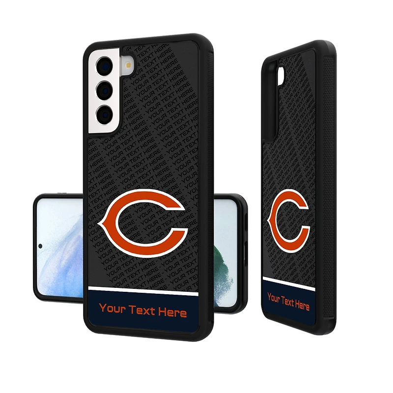 Chicago Bears Personalized EndZone Plus Design Galaxy Bump Case