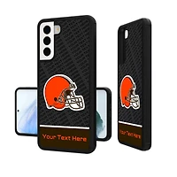 Cleveland Browns Personalized EndZone Plus Design Galaxy Bump Case