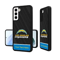Los Angeles Chargers Personalized EndZone Plus Design Galaxy Bump Case