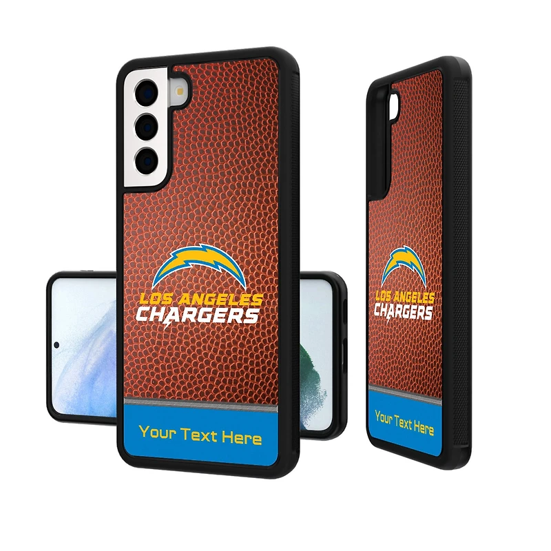 Los Angeles Chargers Personalized Football Design Galaxy Bump Case