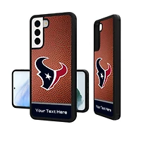 Houston Texans Personalized Football Design Galaxy Bump Case