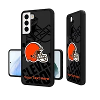 Cleveland Browns Personalized Tilt Design Galaxy Bump Case