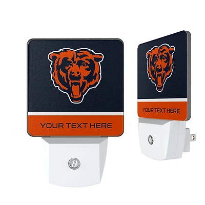Chicago Bears Personalized 2-Piece Nightlight Set