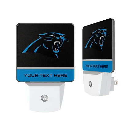 Carolina Panthers Personalized 2-Piece Nightlight Set