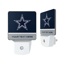 Dallas Cowboys Personalized 2-Piece Nightlight Set