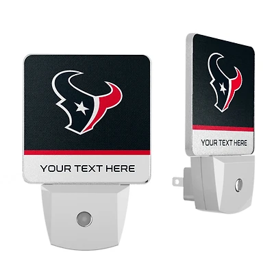 Houston Texans Personalized 2-Piece Nightlight Set